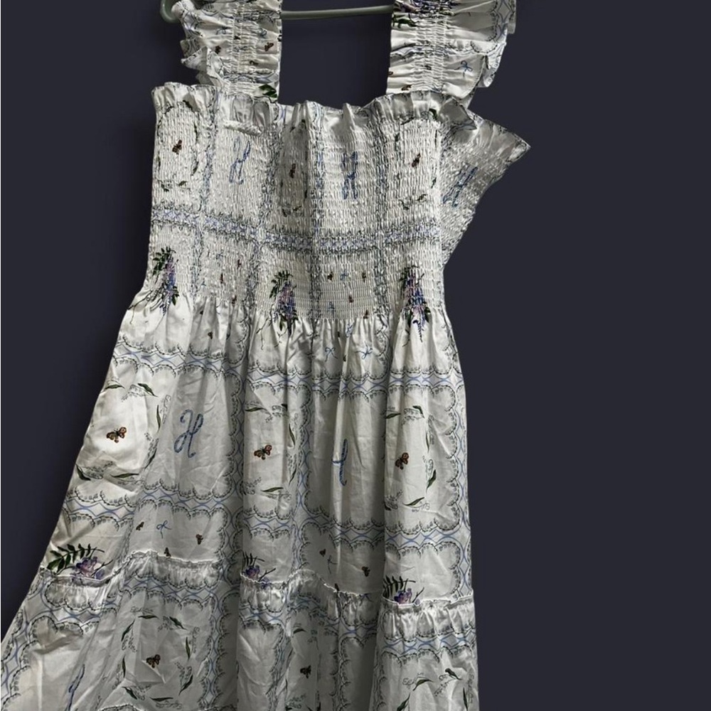 Hill House Home Ellie Nap Dress XXL Floral Patchwork White NWT - Picture 6 of 7